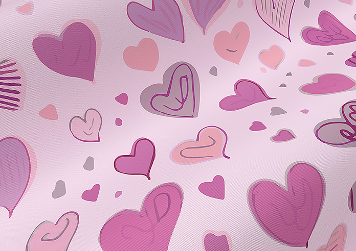 Sweetheart, Pink - Twist&Fit Roller Blind - Image 4